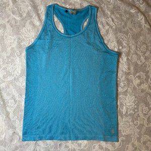 Second Skin Aqua Blue Athletic Tank